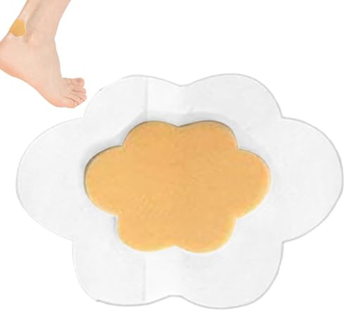 Blasenpflaster Für Füße - 50 Stück Haftende Fersenpflaster - Schutzpolster Gegen Hautreibung Wasserdicht Für Hühneraugen Und Schwielen