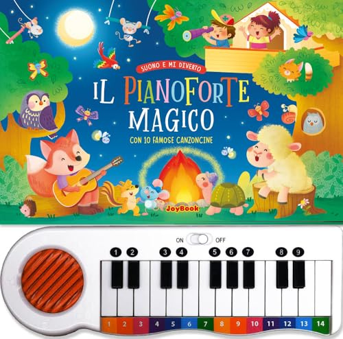 Il pianoforte magico con 10 famose canzoncine. Ediz. a colori