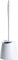 TATAY Toilet Brush | Durable Materials | Modern Design | Fixed and Long-Lasting Brush for Hygienic Cleaning | Multiple Bathroom Brush Colors | Made in Spain | 12 x 12 x 38 cm – White