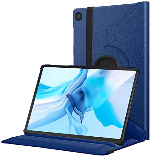 Samsung Galaxy Tab A Case 10.1 Inch 2019 (SM-T510/T515/T517) | PU Leather 360 Rotate Case with Auto Wake/Sleep Feature | KONDUWANA Protective Stand Cover | Not For Tab A 10.1 2016 Model (Navy)