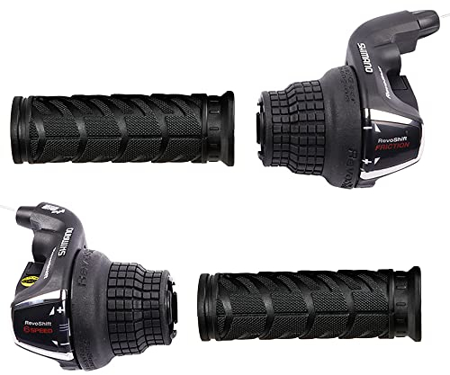 MAKELEN Drehschalthebel Revoshift Schalthebel SL-RS35, 18 Gänge, rechts, 6 Gänge, links, 3 Gänge, kein SIS, Drehgriff, Fahrrad-Schalthebel für Mountainbike