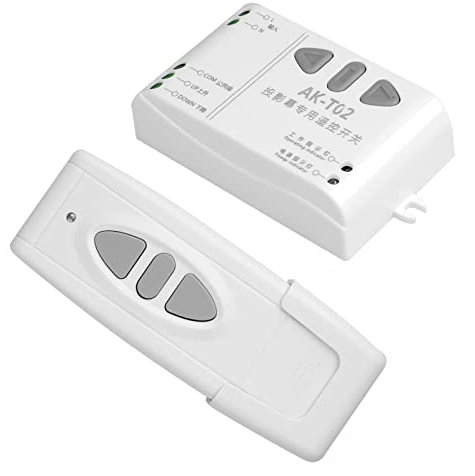 Interruptor de control remoto inalámbrico universal RF de 1 canal, 433 MHz, interruptor momentáneo, transmisor para receptor de pantalla de proyección