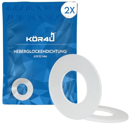 kör4u Heberglockendichtung, Gummidichtring 63x32mm, Dichtung für Spülkästen, passend für Geberit (2)