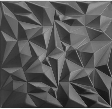 Pannelli 3D in polistirene XPS, moderni pannelli di rivestimento da parete e soffitto, pannelli da parete, leggeri flessibili, 50 x 50 cm, 5 m², 20 pezzi (nero 02)