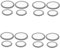 NOLITOY 4 Sätze Stethoskopmembran Kinderstethoskop Litmann Digitales -abdeckung Zubehör Für Stethoskope -charme Lila Repuesto Pvc Grey 4 Stück * 4