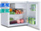 SMETA Mini Réfrigérateur 48L, Petit Frigo Silencieux, avec Thermostat Réglable, Pieds Réglables, Porte Réversible et Petit Congélateur, Mini bar pour Chambre, Cuisine, le bureau, Blanc