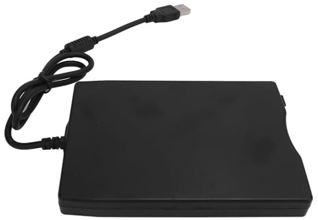 Blaihild Extern USB-diskettenhet, Bärbar 3,5-tums Läsare/skrivare för 720KB 1,44MB-disketter, Plug and Play för 98-10 PC Laptop