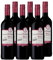 Grain D'Envie - Fruités Merlot Rouge - Sans Alcool Moins De 0.5% Vol - Lot de 6 bouteilles x 75 cl