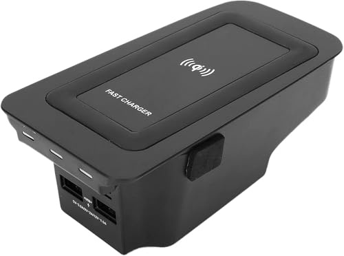 Aramox Cargador Inalámbrico Rápido, 15W Placa de Carga por Inducción, Compatible con S60/V60/XC60/S90/V90/XC90