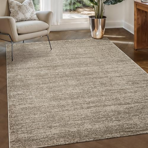 SANAT Oslo Teppich für das Wohnzimmer - Teppich mit modernem Design, Geeignet für Wohnzimmer, Flur, Esszimmer, Schlafzimmer, Küche und Kinderzimmer - Beige, Größe: 160 x 230 cm