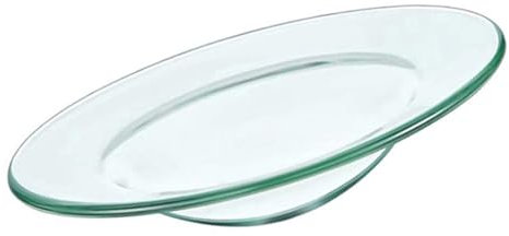 Cabilock Pad Health heizlùfter tischdeko esstisch Duftbrenner Massage öle Wachsschmelzschale Schale mit ätherischen Ölen Duftöl Glasteller Platten mit ätherischen Ölen Transparent