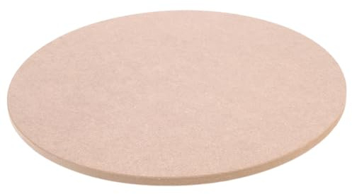 Healeved Tabla de Cuña de Madera Redonda para Cerámica, Base Resistente de Alta Densidad para Alfarería y Obras de Arte
