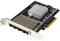 StarTech.com Tarjeta de Red PCI Express para Servidores con 4 Puertos SFP+ - Tarjeta de Red de 10 Gibabits con Chip Intel XL710