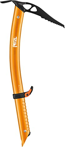 Petzl Unisex_Adult gullyice Ice Axe, Orange, 45 cm