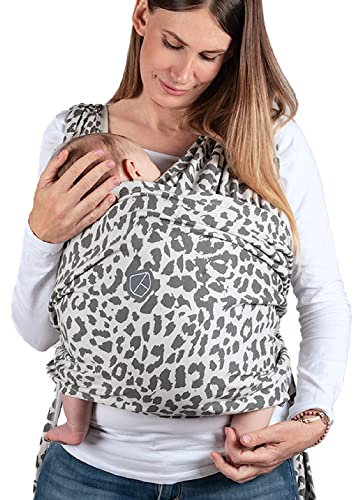 Koala Babycare Babytragetuch - Einfach anzuziehen - Elastisches Tragetuch bis zu 15 kg - Verstellbar und Unisex