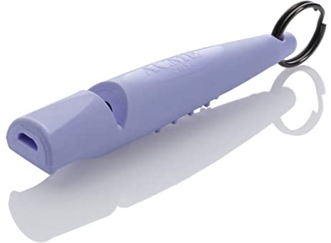 ACME Alpha 211.5 Professional Dog Training Whistle with Enhanced Ergonomic Grip. BPA-Free Plastic. 110 dBA. Long Range. Standardized Frequency. Weatherproof. Made in the UK (Violet Purple)