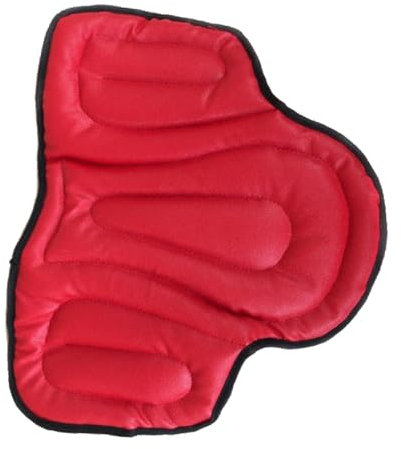 Generisch -Sattelunterlage, Sattelunterlage, Schabracke PU-Leder, Motorrad-Sitzpolster, stoßdämpfend, Sattel, Reitausrüstung und Zubehör, weich, für Männer und Frauen, sportlicher Schutz