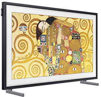 SAMSUNG QE32LS03TBK QLED FHD 2020 Smart TV 32, Full HD, HDR 10+, Intelligence Artificielle, Multi View, Ambient Mode, One Remote Control, Support Mural Non Gap Inclus, avec Alexa intégré