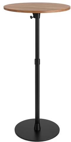 Bartisch, 40 cm, klein, rund, höhenverstellbar, multifunktionaler Beistelltisch