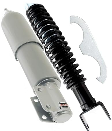 KIT AMMORTIZZATORI CARBONE ANTERIORE E POSTERIORE PER VESPA PX PE 125 150 200 / ARCOBALENO / 125 T5 ORIGINALI