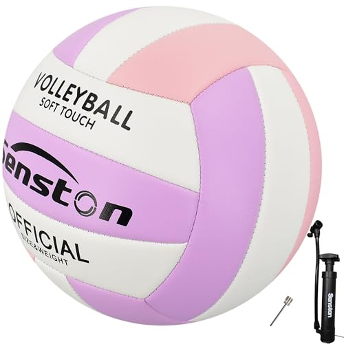 Senston Volleyball Official Size 5 - Waterproof Indoor/Outdoor Soft Volleyball for Beach Play, Game,Gym,Training