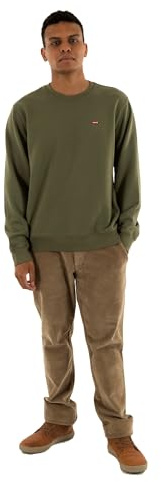 Levi's Sweat-Shirt The Original HM Crew pour Homme, Moss Olive 0908736, X-Large