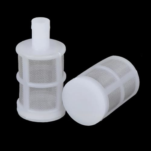 HATOOLHA Suction Hose Filter, Fish Tank Water Pump Suction Strainer, Washer Water Inlet Pipe Suction Filter Hose Tail Fit (7mm)