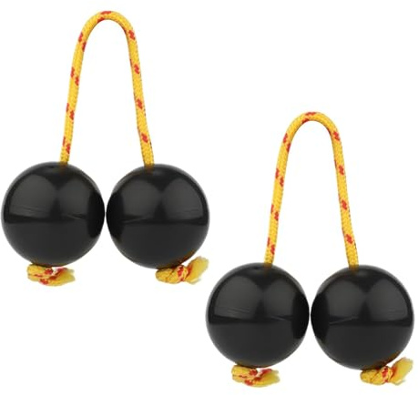 Kashaka Shaker Rhythmic, Kashaka Shaker Ball, Kashaka Instrument Shaker Shaker Ball, 2 pares de bolas de huevo musical ABS para principiantes