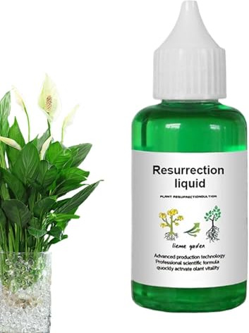 Abono Líquido para Plantas de Interior - 50 ml Abono Orgánico Multiuso de Crecimiento | para Plantas de Interior en Maceta | para Jardín, Macetas, Flores, Árboles, Orquídeas, Cactus, Bonsáis, Mo