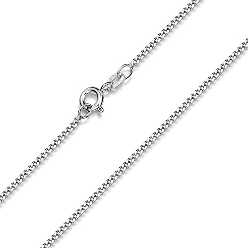 Materia Halskette Damen Silber 925 - Panzerkette 1,7mm breit 45cm K78-45