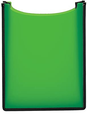 HERMA 19551 Heftbox A4 Schulranzen transparent grün, oben offen, Kinder Schulheftbox aus Plastik für Schnellhefter, Bücher, Schulhefte, Blöcke & Unterlagen, stabile Heftmappe für den Rucksack