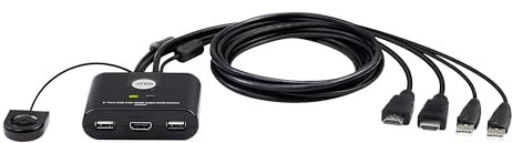 ATEN CS22HF USB FHD HDMI Kabel Switch 2-Port