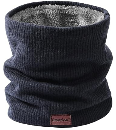 Onvavient Sjal herr vinter, vinter halsslang skidåkning, tubhalsduk halsduk halsvärmare ansiktshalsduk fleece loop halsduk män kvinnor, varm tjock tubhalsduk halsvärmare sport motorcykel cykel