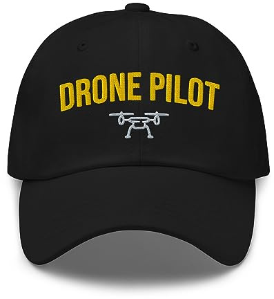 PhotoDroneGuy Gorra Drone Pilot Ajustable Transpirable Unisex