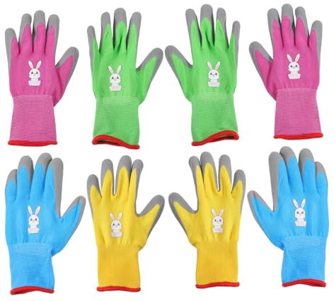 BCOATH 4 Paia Di Scarpe Robuste Antiforatura Traspiranti Comode E Multiuso Per Ragazzi E Ragazze Per Piantare Diserbare E Pulire