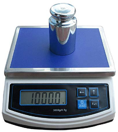 MOKLYF Báscula de Cocina Báscula de Alimentos de Acero Inoxidable, Báscula de Cocina Digital con función de Tara retroiluminada LCD Báscula de Cocina eléctrica para(5 kg/1 g
