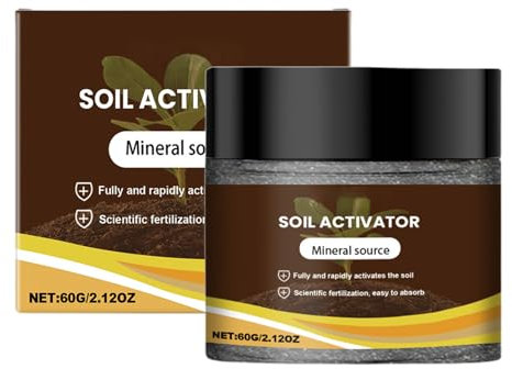Bodenaktivator Für Pflanzen, 60g Bodenaktivatoren, Rasendünger, Effectively Decomposes Residual Salt In The Soil, Alleviates Salinization, Easy To Operate, Für Gärten Rasen