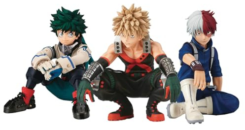 Zhongkaihua MHA Bakugou Katsuki Figura in Posa Accovacciata Bakugou Katsuki Action Figure da Collezione 10 cm in PVC, Modello per Scrivania di Casa, Ornamento per Natale
