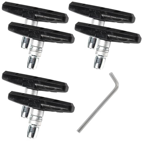 3 Paia Di Pastiglie Dei Freni E 1 Chiave A Brugola, Pezzi Di Ricambio Per Blocchi Freno Per Biciclette, Accessori Per La Sicurezza Della Bicicletta, Attrezzature Per La Manutenzione Del Veicolo.