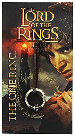 The Lord of the Rings One Ring Bronze Finish on Leather Strap