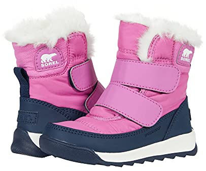 Sorel unisex barn Whitney 2 band vattentäta vinterstövlar, Lila ljus lavendel X Collegiate marinblå, 4 UK