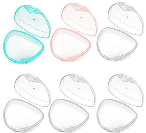 6 Pcs Baby Dummy Case, Pacifier Case, Pacifier Holder Storage Box, BPA-Free Dummy Container, Soother Pod Holder Box for Kids, Baby, Travel, Home