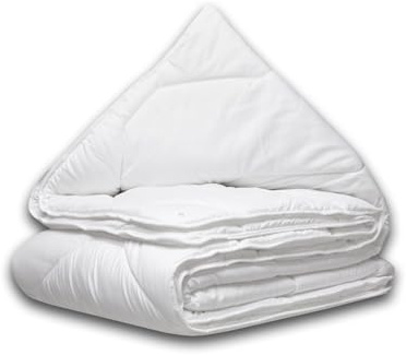 Dream Zone Nature Clean Series Hotell kvalitet 4 säsonger täcke | 200 x 200 cm, anti-allergi täcke två delar - 3 i 1 täcke - komfort och andningsförmåga - dubbelt täcke