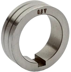 Roue à rouleaux moletée 0,6 0,8 0,9 30 x 22 x 10 mm UVK 76ZY01 76ZY-01 for moteur d'alimentation de fil fourré. Pièce de soudage(V 0.6 0.8)