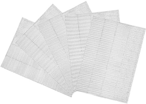 sourcing map 5 Sheets A4 Luminous Silver Metallic Corrugated Cardboard Paper,8.3 inch x 11.7 inch Shiny Corrugated Paper for DIY Art Crafts, Scrapbooking, Gift Box