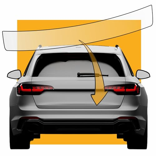 For Audi A4 Avant type B9 - fit paint protection film as a self-adhesive loading edge protection (car film and protective film) transparent 150μm.