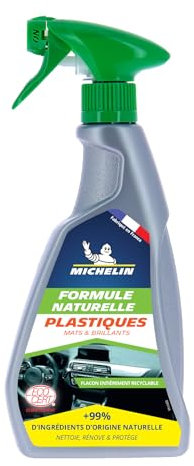 MICHELIN 009166 Nettoyant Plastiques Voiture, Formule Naturelle, 500 ml