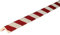 SHG | Knuffi® Eckenschutz | Typ H | 1-m-Stück | rot/weiß