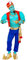 W WIDMANN MILANO Party Fashion - Costume génie magique, génie des bouteilles, contes de fées, costumes de carnaval