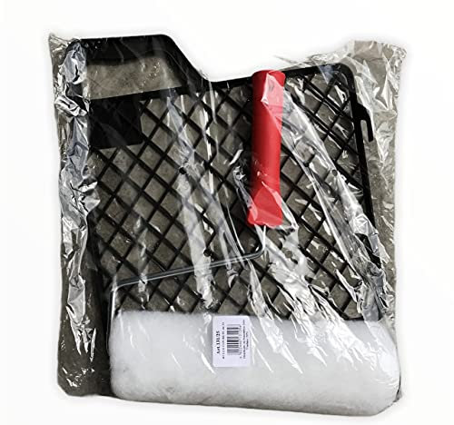 Kit de rodillo de 24 cm con rejilla para escurrir el rodillo - Escurridor de pintura